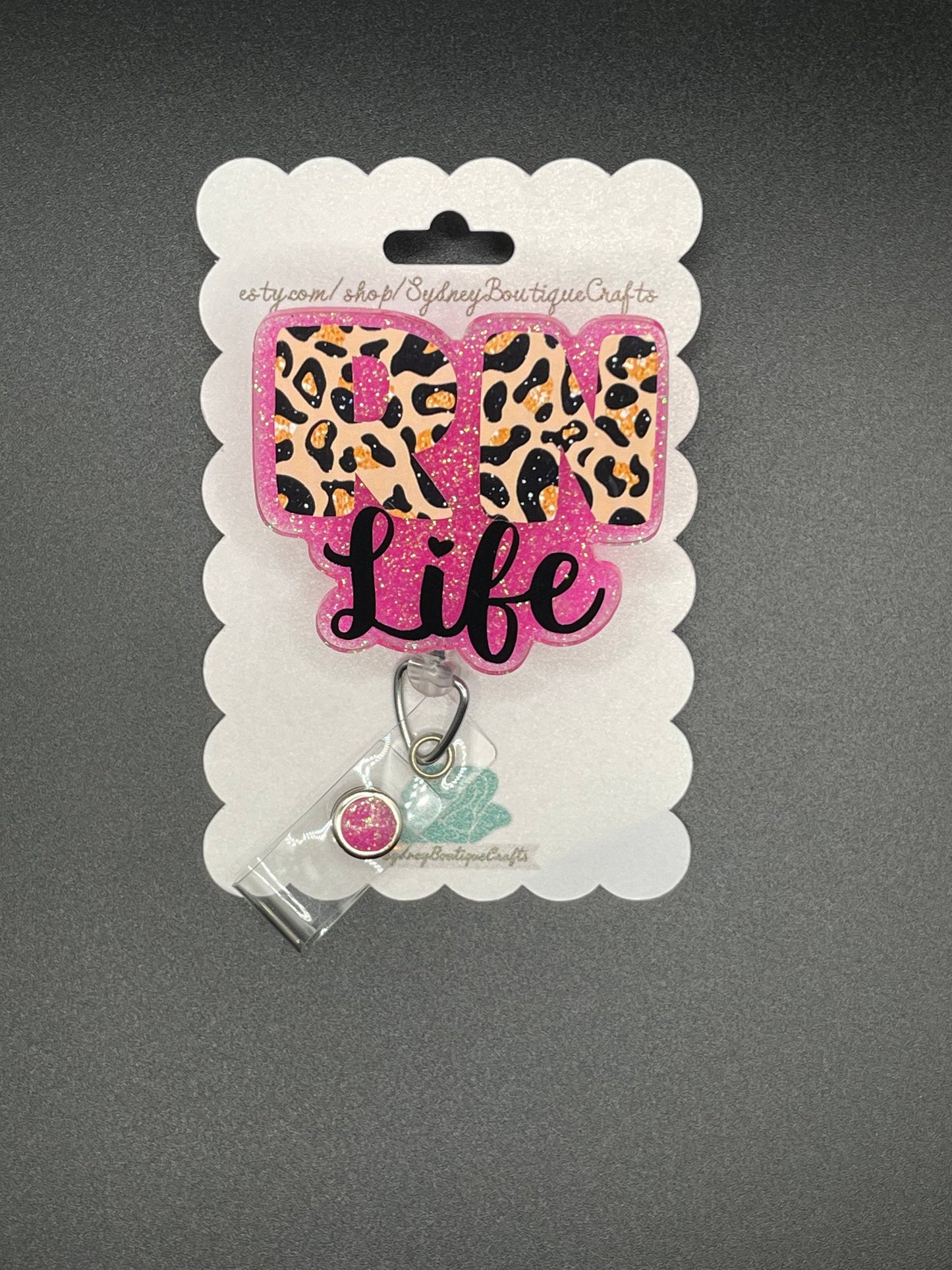 Leopard RN badge reel