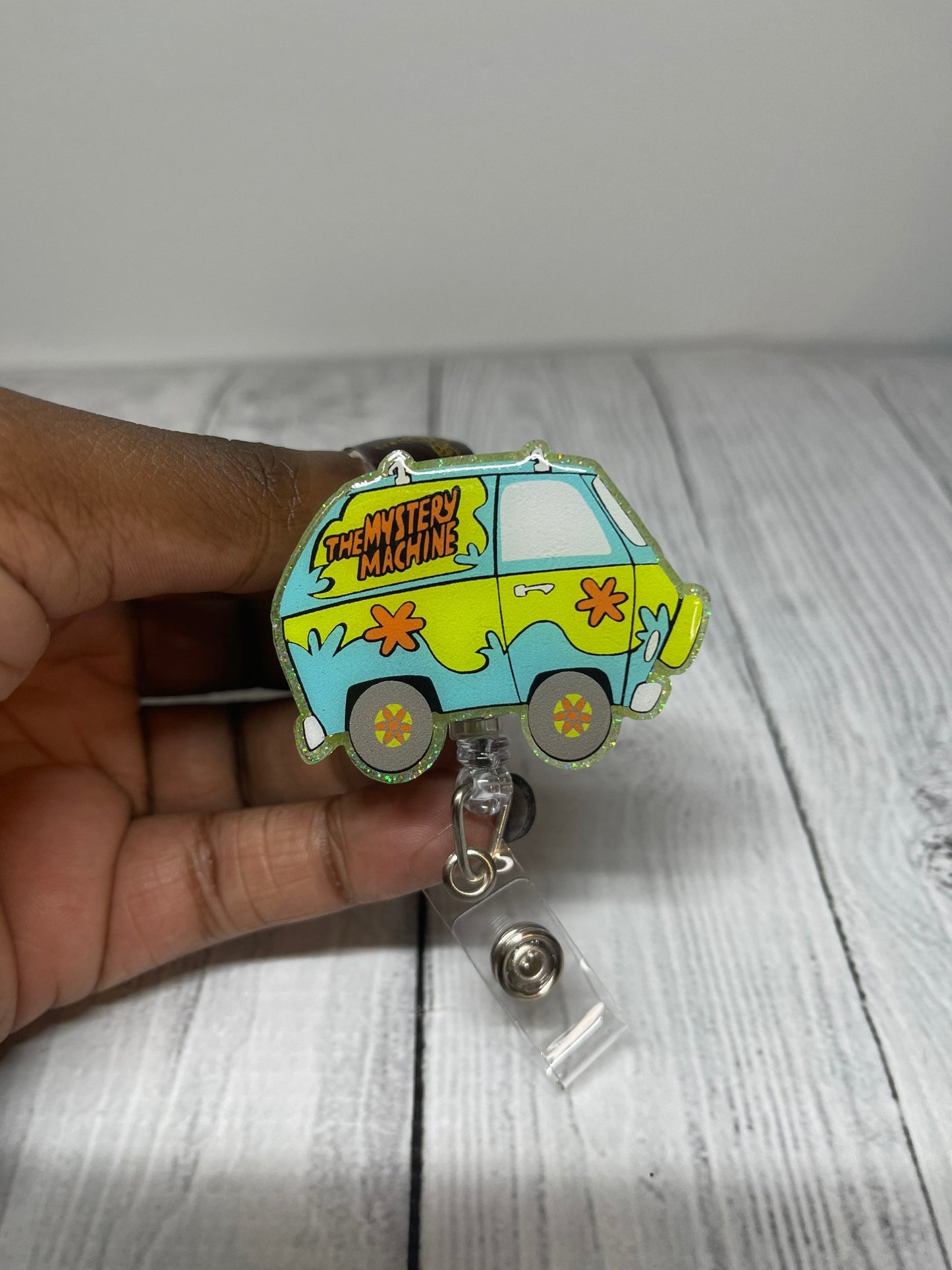Mystery Van Retractable Badge Reel
