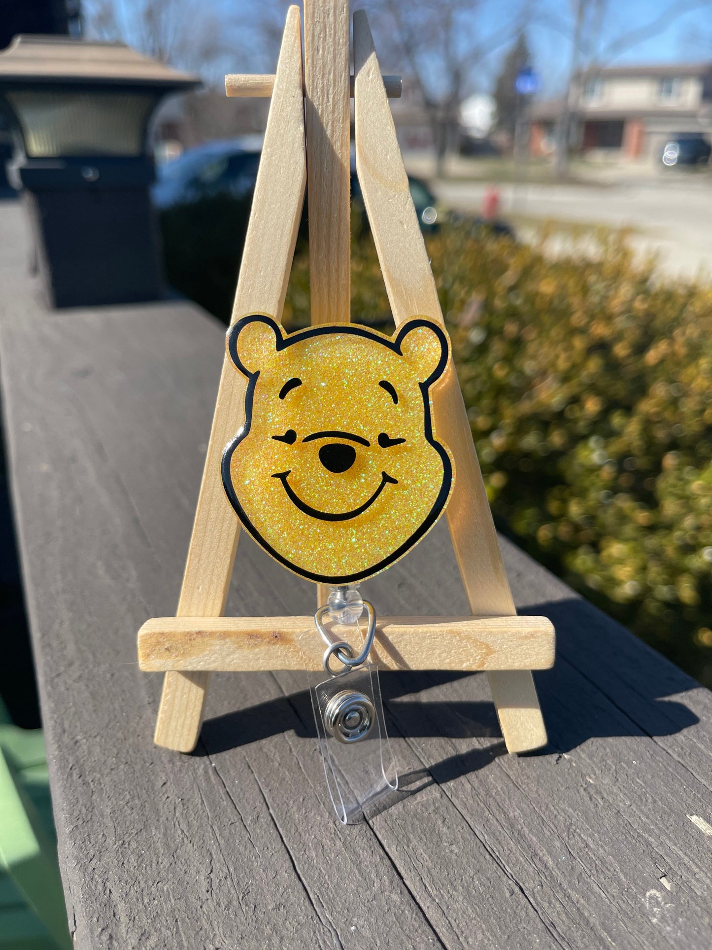 Honey Bear Retractable Badge Reel