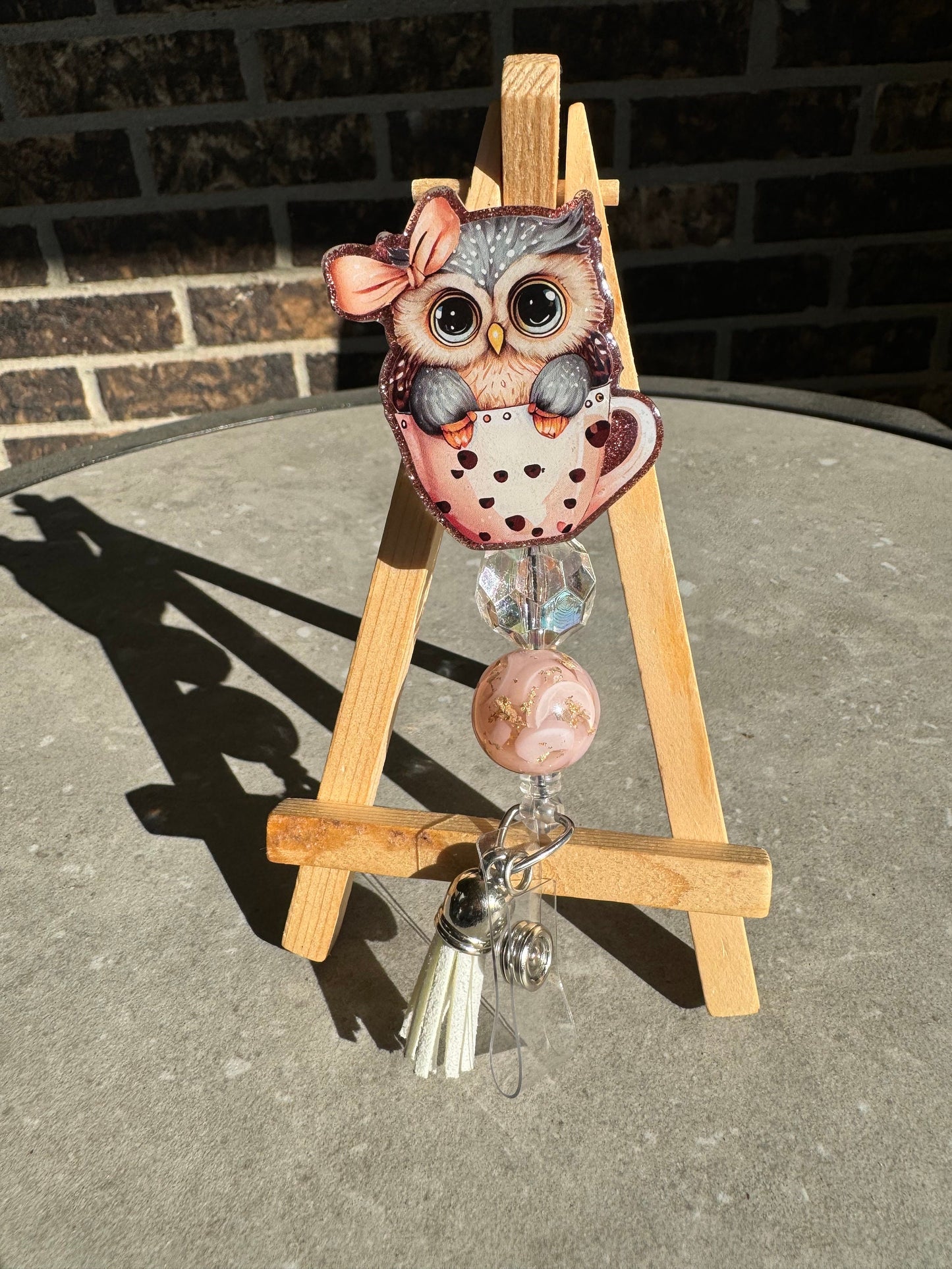 Owl Retractable Badge Reel, RN ID Holder, Nurse Key Card, Cute Animal Badge Reel, Cute Animal Gifts