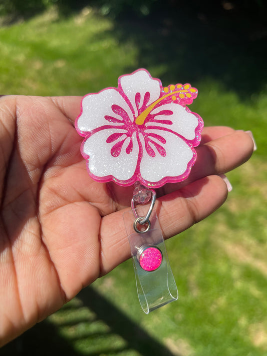 Hibiscus Badge Reel