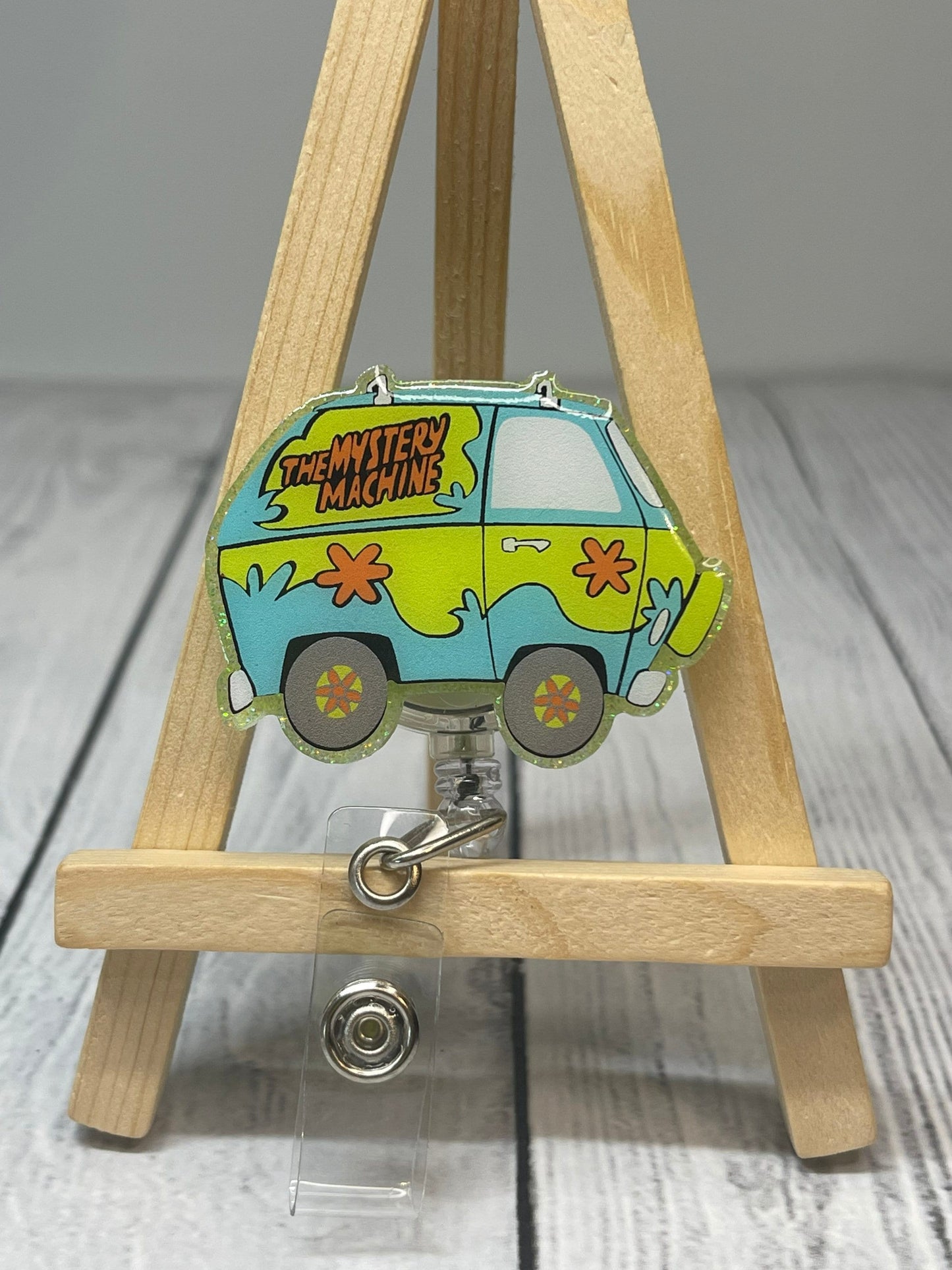Mystery Van Retractable Badge Reel
