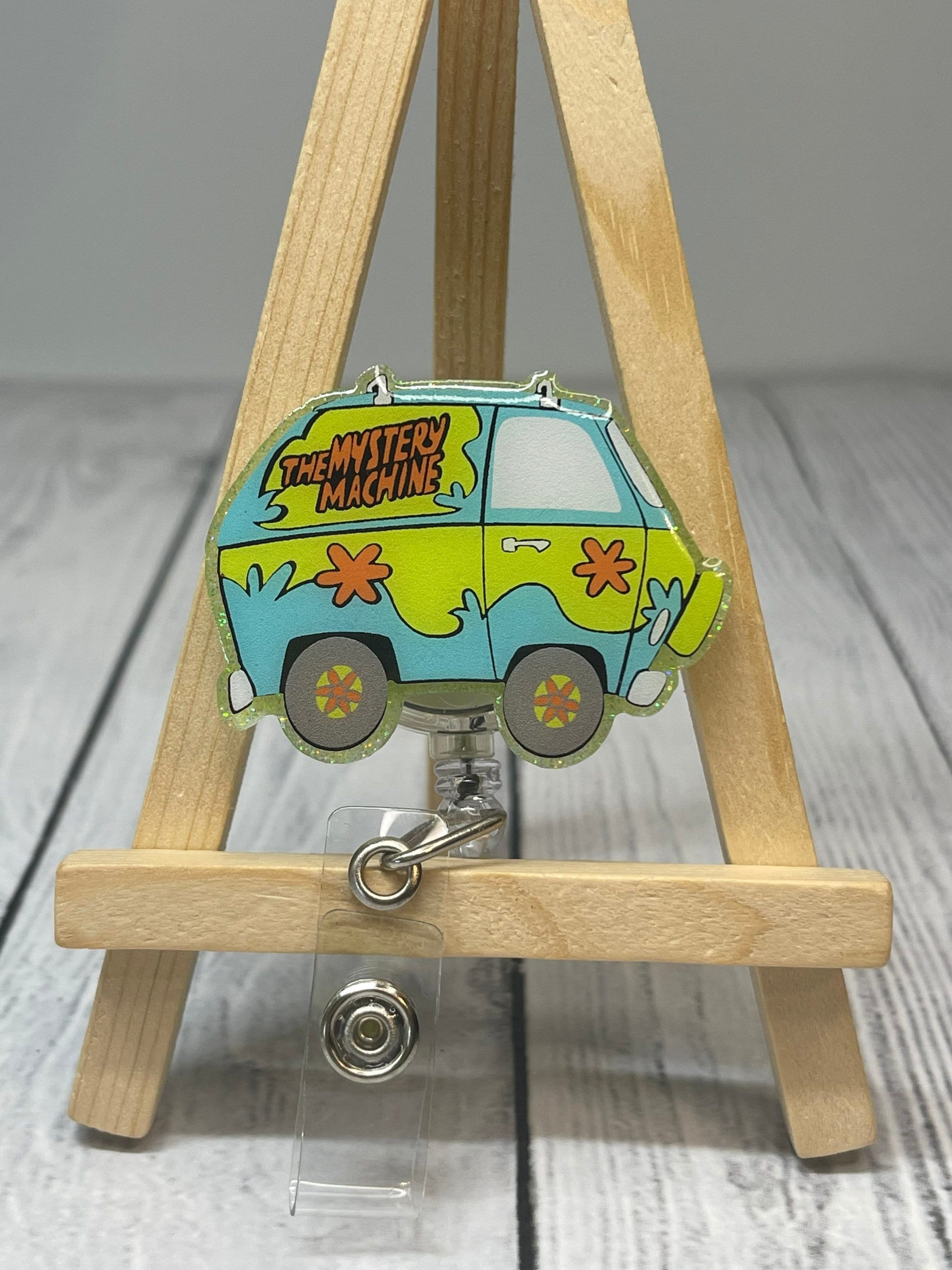 Mystery Van Retractable Badge Reel