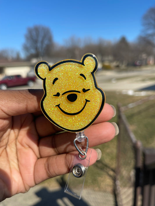 Honey Bear Retractable Badge Reel