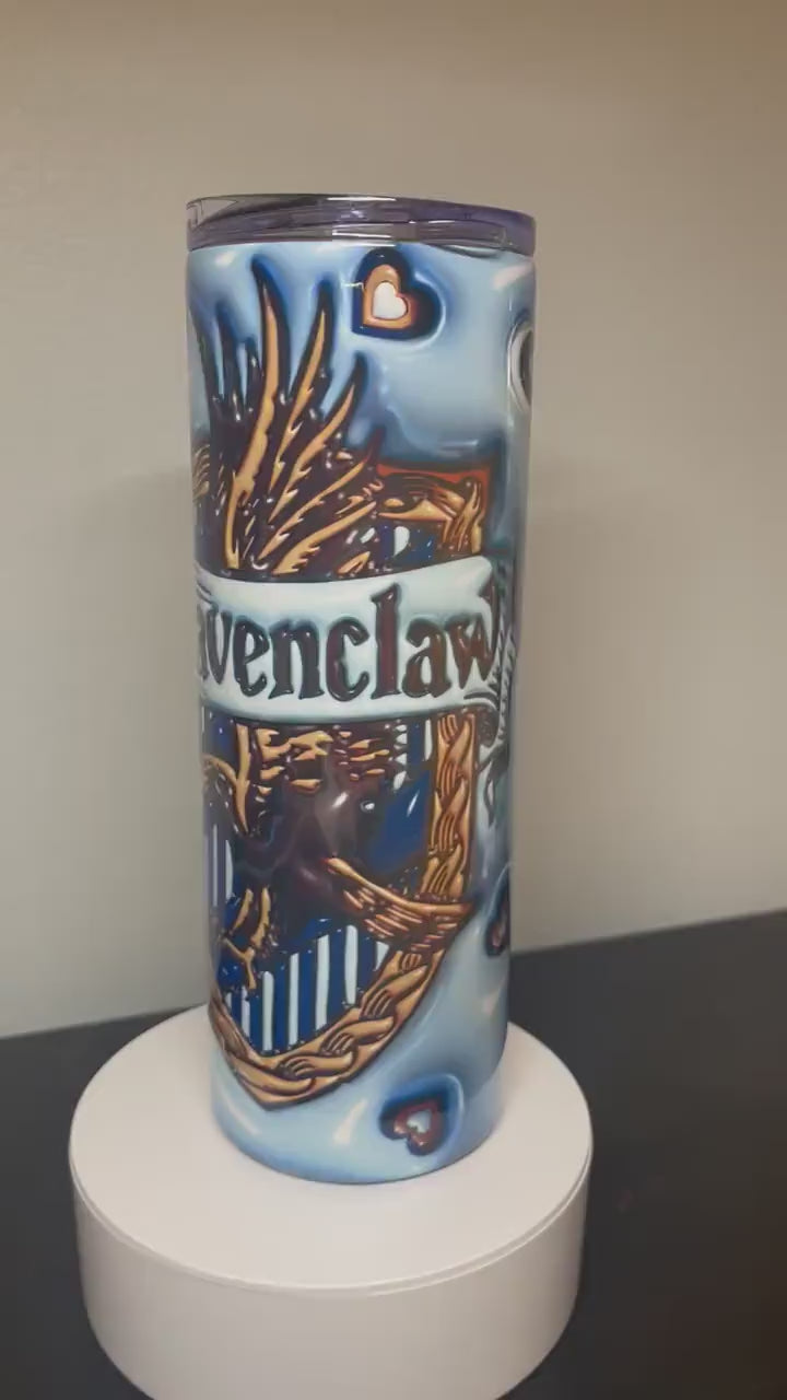 3D Raven House 20oz Fan Art Tumbler