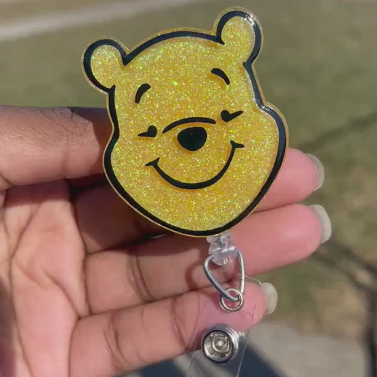 Honey Bear Retractable Badge Reel