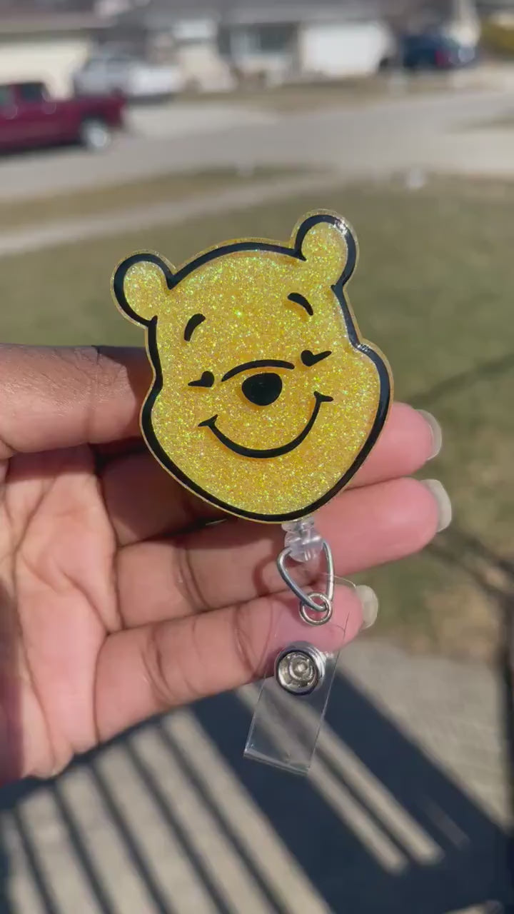 Honey Bear Retractable Badge Reel