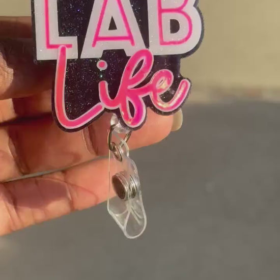 Lab Life Retractable Badge Reel