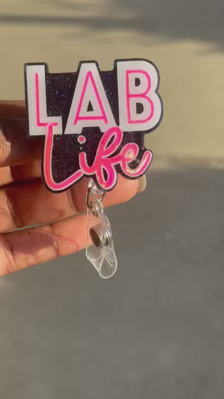 Lab Life Retractable Badge Reel