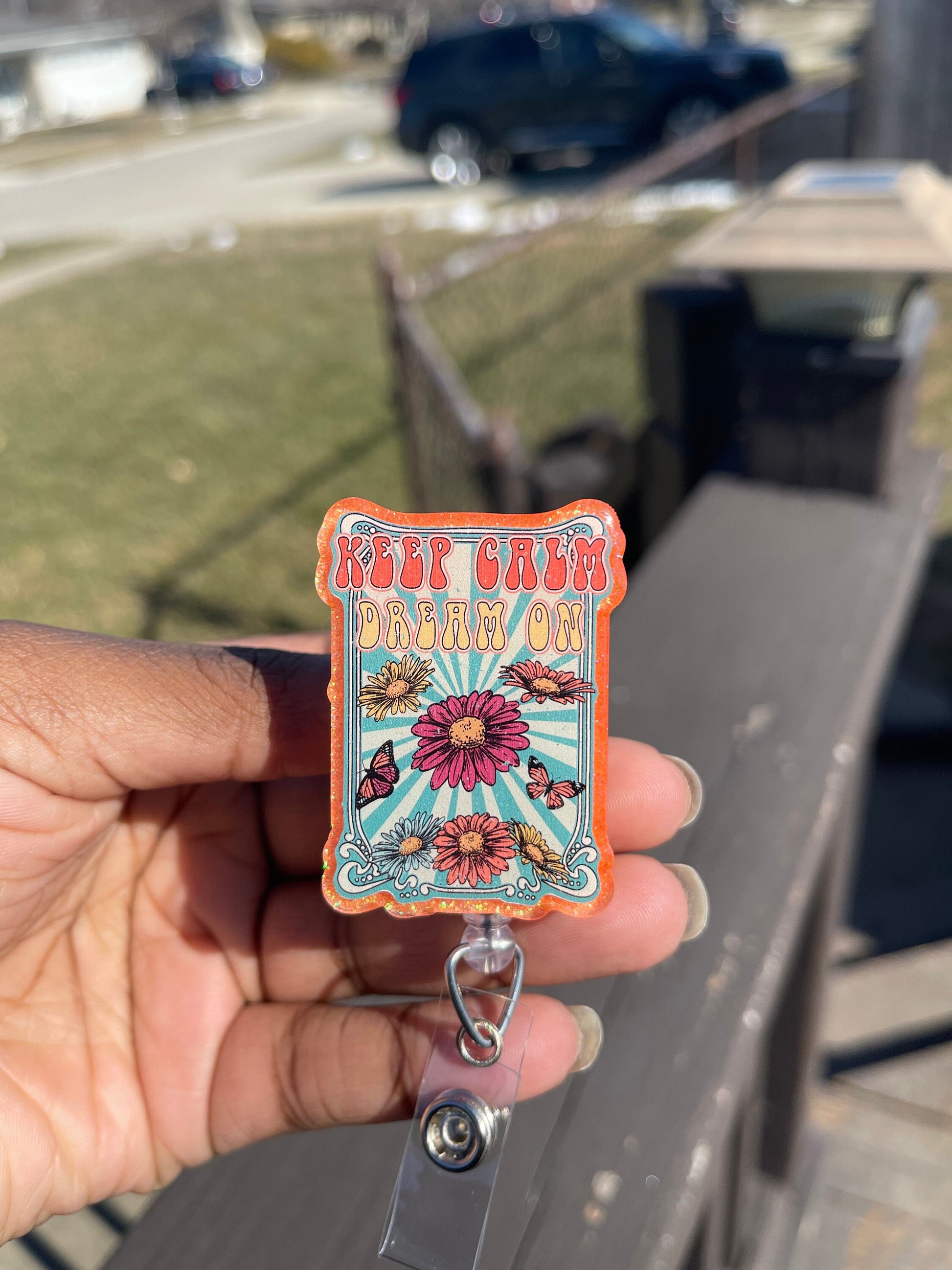 Dream On badge reel